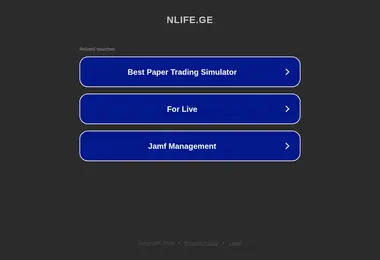 nlife.ge-ის ეკრანის სურათი