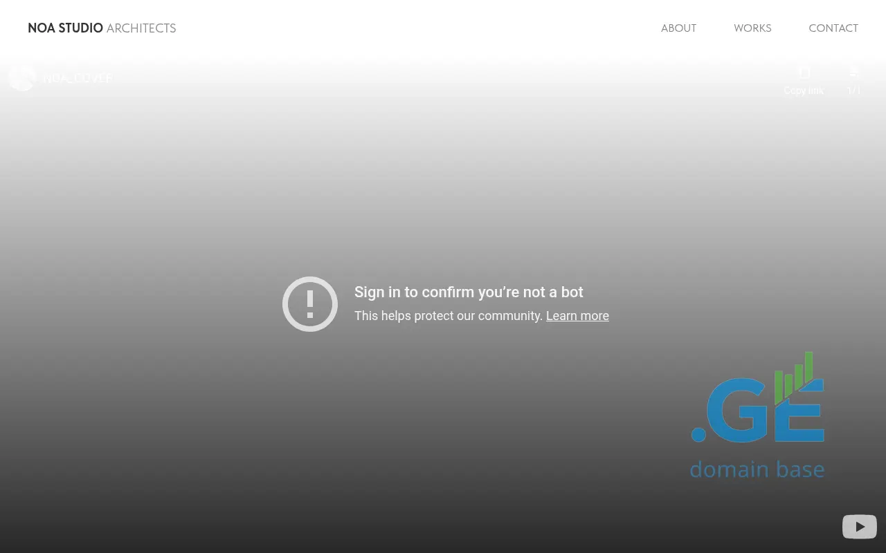 Screenshot of the site noastudio.ge