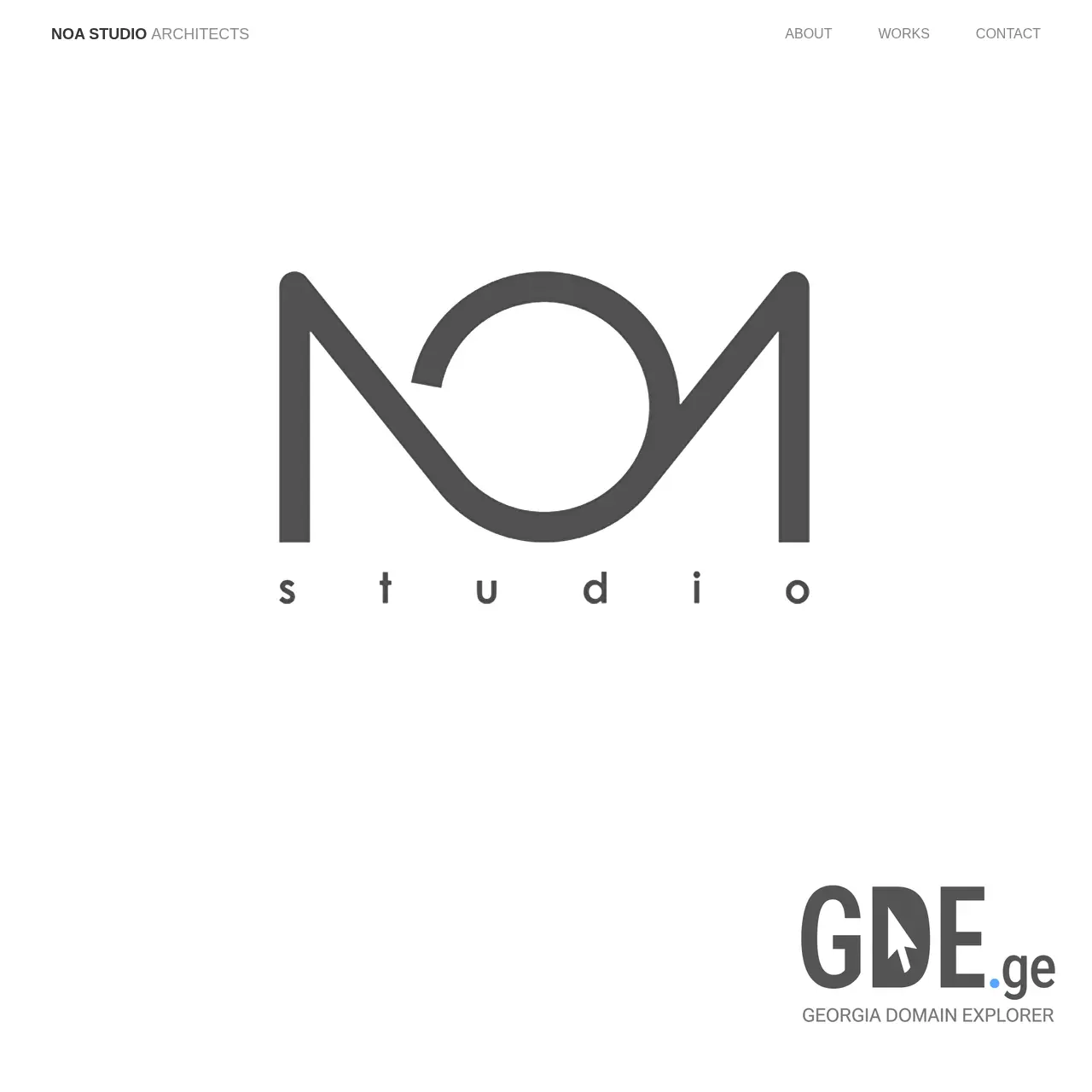 Screenshot of the site noastudio.ge at 2025-12-12
