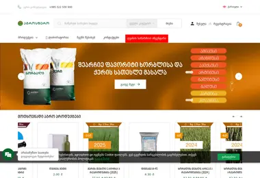 Screenshot of noblex.ge