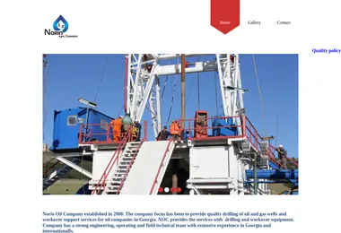 Screenshot of noc.ge