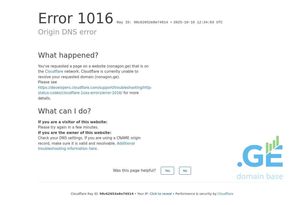 Screenshot of the site nonagon.ge