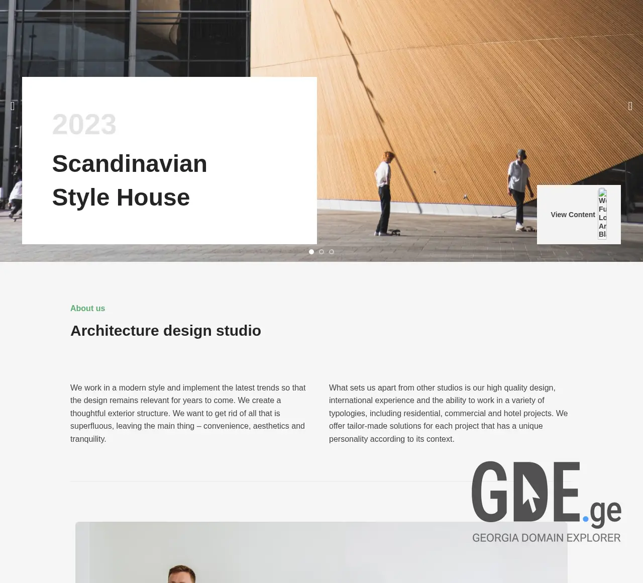 Screenshot of the site nonolympic.ge at 2025-12-03