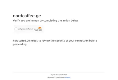 Screenshot of nordcoffee.ge