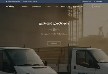 Screenshot of nosa.ge