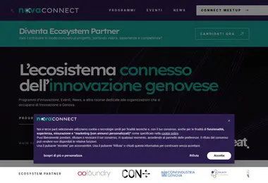 Скриншот novaconnect.ge