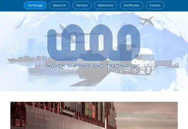 Screenshot of novem.ge