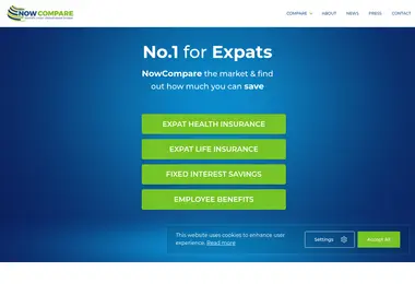 Screenshot of nowcompare.ge