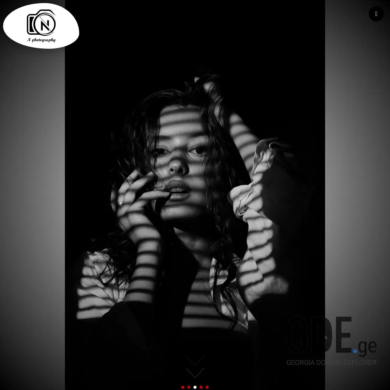 Screenshot of the site nphotography.ge at 2025-12-12