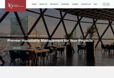 Screenshot of nqhospitality.ge