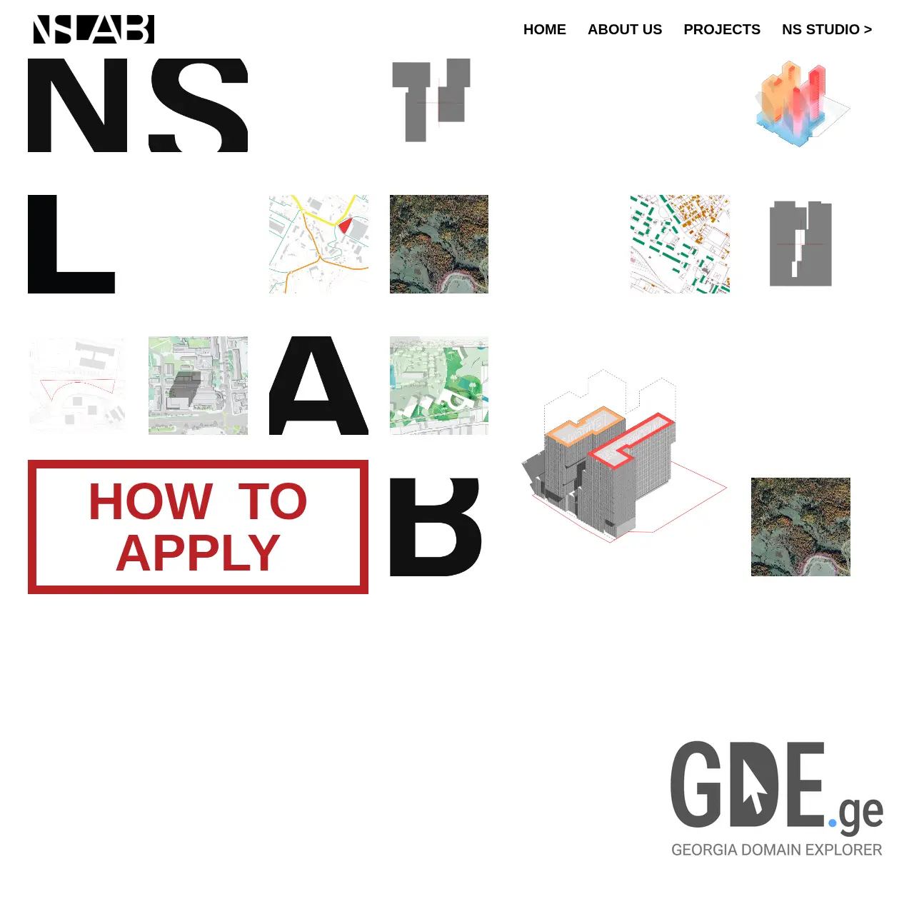 Screenshot of the site nslab.ge at 2025-12-11