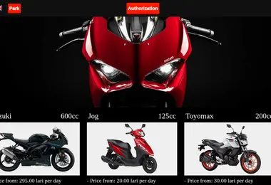 Screenshot of nsmoto.ge