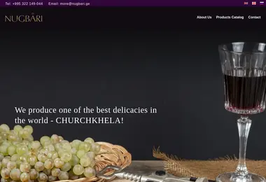 Скриншот nugbari.ge