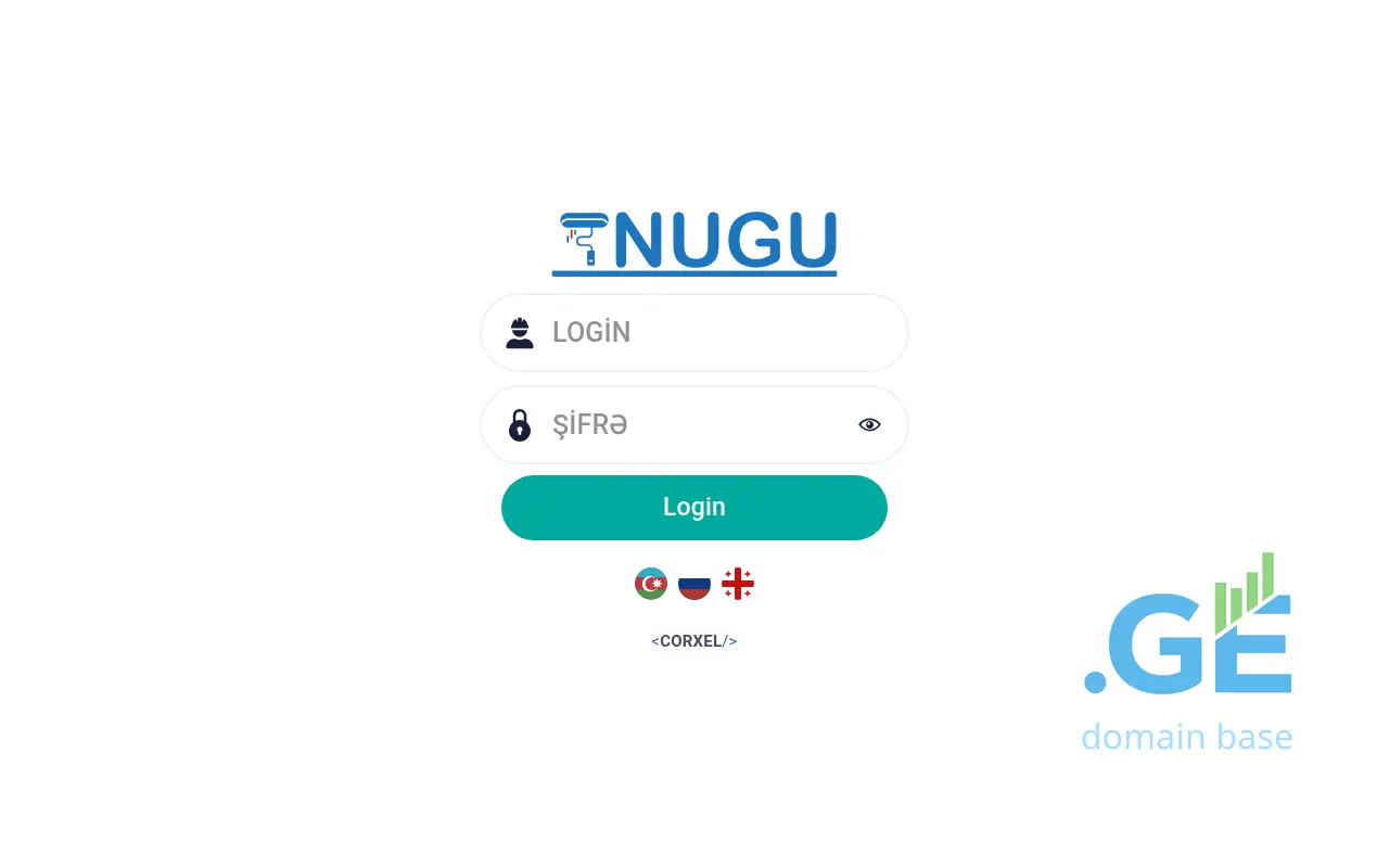 Screenshot of the site nugu.ge
