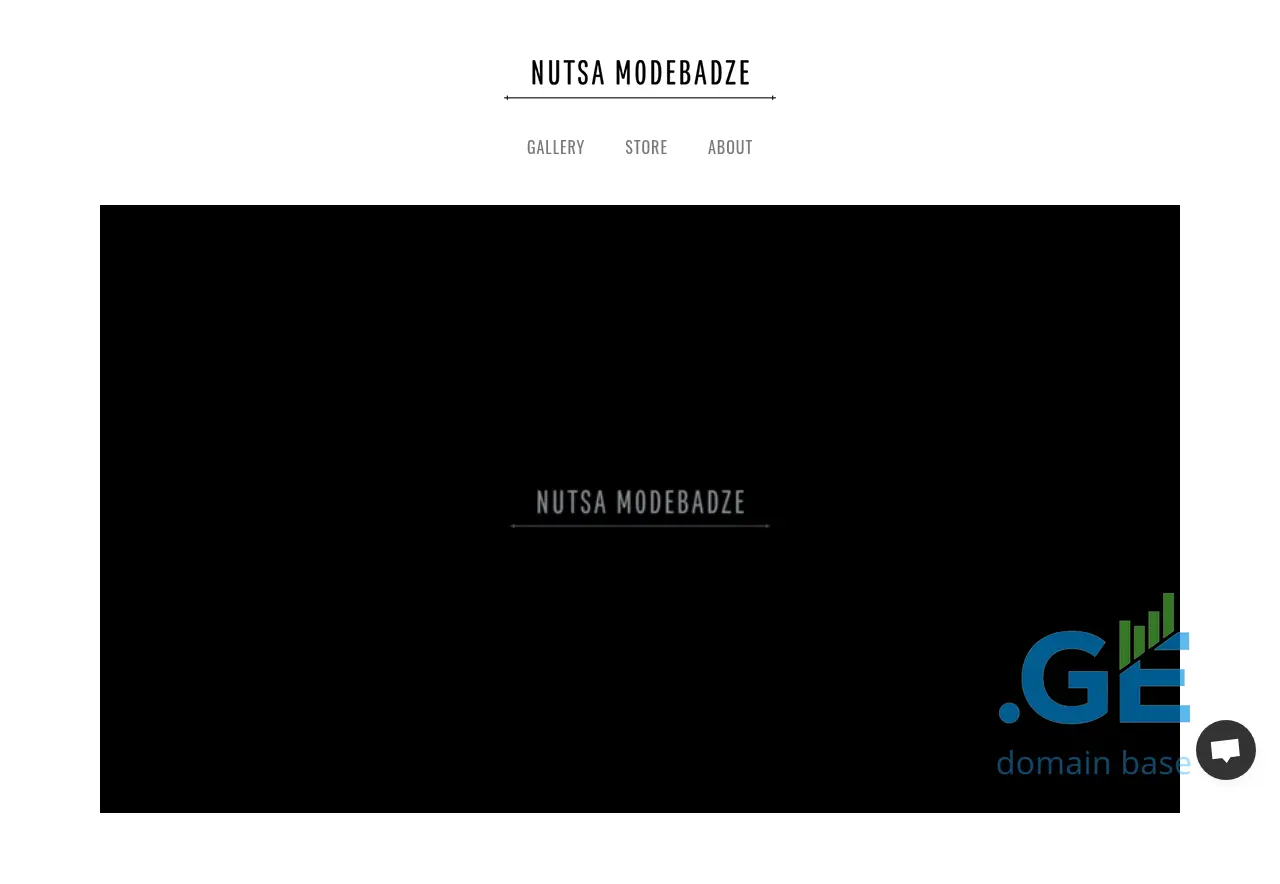 Screenshot of the site nutsamodebadze.ge at 2025-09-08