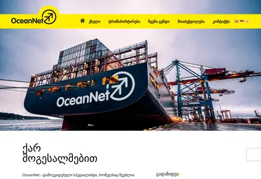Screenshot of oceannet.ge
