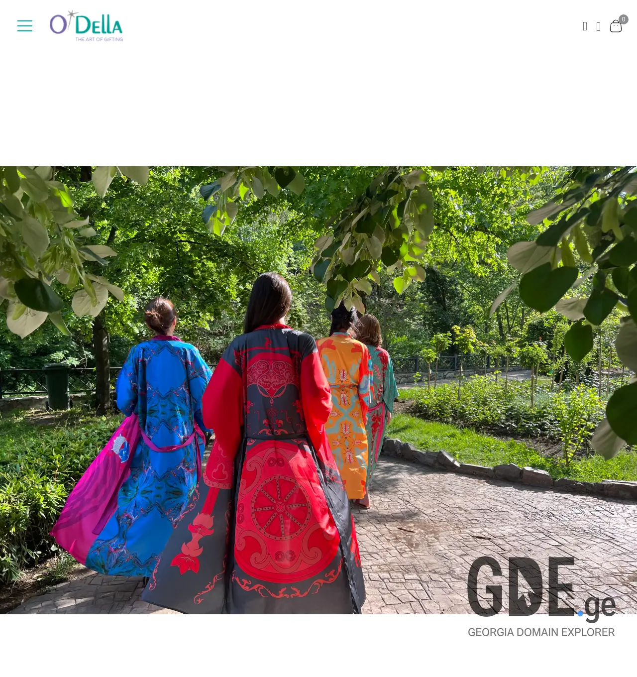 Screenshot of the site odella.ge at 2025-12-02