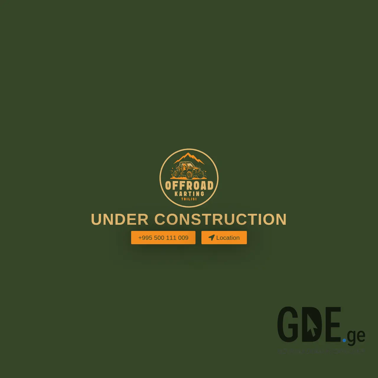 Screenshot of the site offroadkarting.ge at 2025-12-12