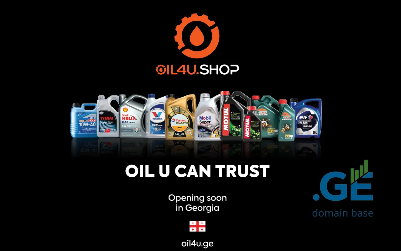 Screenshot of the site oil4u.ge