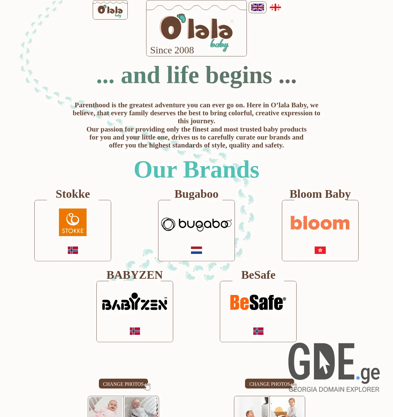 Screenshot of the site olala.ge at 2025-12-02