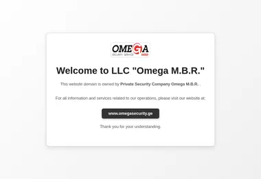 Screenshot of omegambr.ge