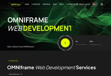 Скриншот omniframe.ge