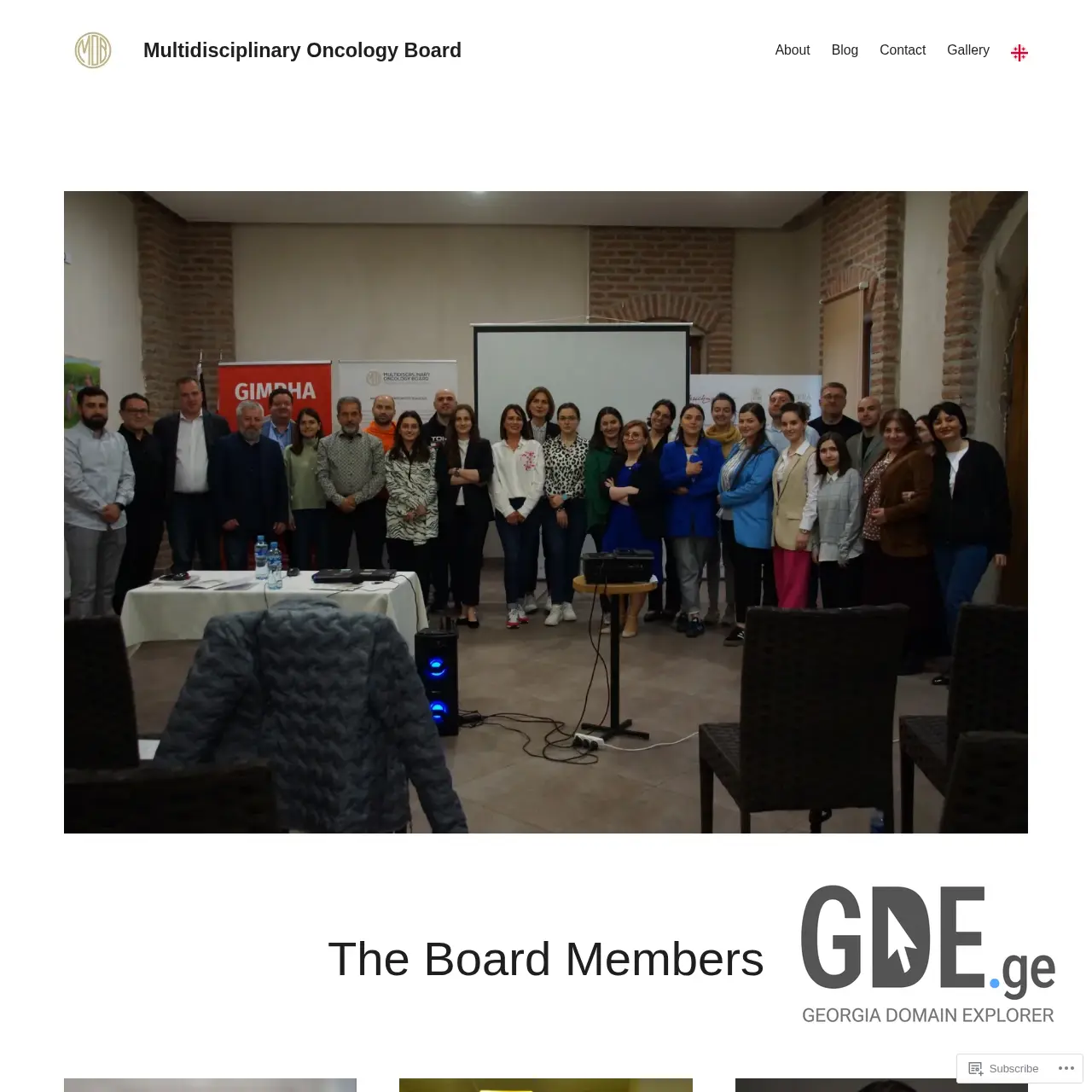 Screenshot of the site oncoboard.ge at 2025-12-12