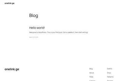 Screenshot of onelink.ge