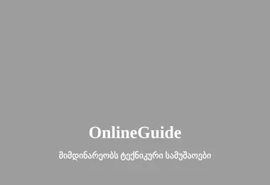 Screenshot of onlineguide.ge