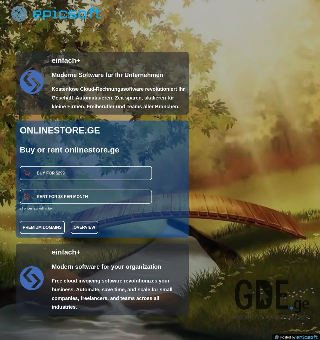 Screenshot of the site onlinestore.ge at 2025-11-29