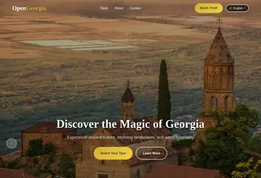 Screenshot of opengeorgia.ge