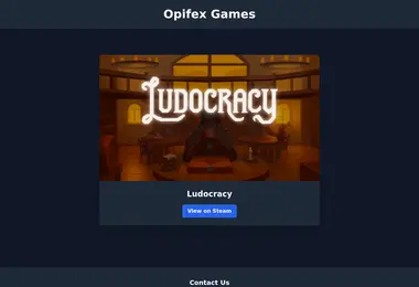 Screenshot of opifex.ge