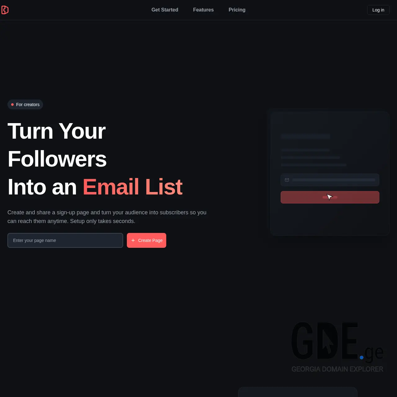 Screenshot of the site optinpa.ge at 2026-02-02
