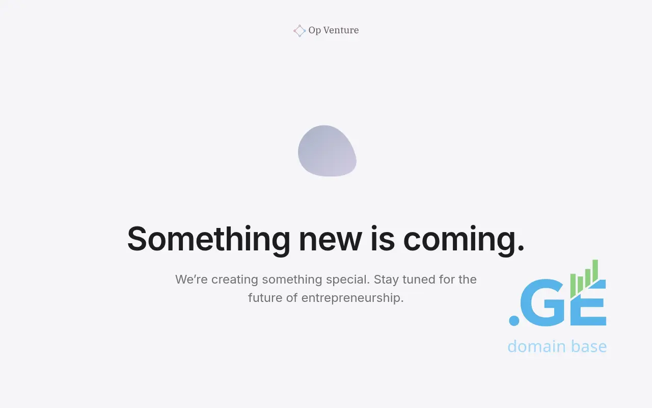Screenshot of the site opventure.ge