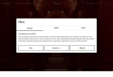 Screenshot of oracdecor.ge