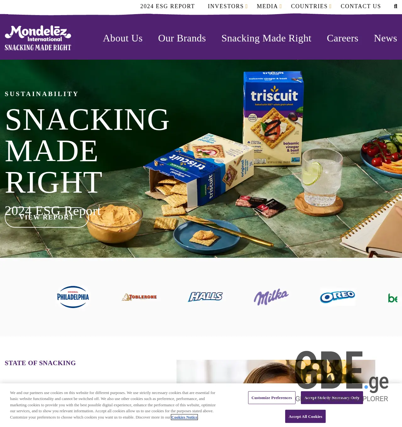 Screenshot of the site oreo.ge at 2025-12-03
