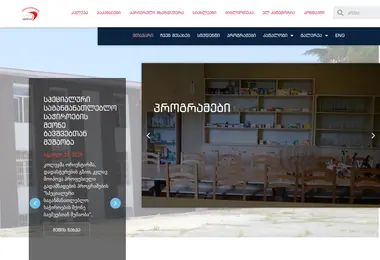 Screenshot of orientiri.edu.ge