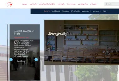 Screenshot of orientiri.edu.ge