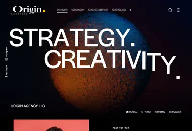 origin.com.ge-ის ეკრანის სურათი