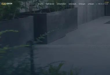 Скриншот oriongroup.ge