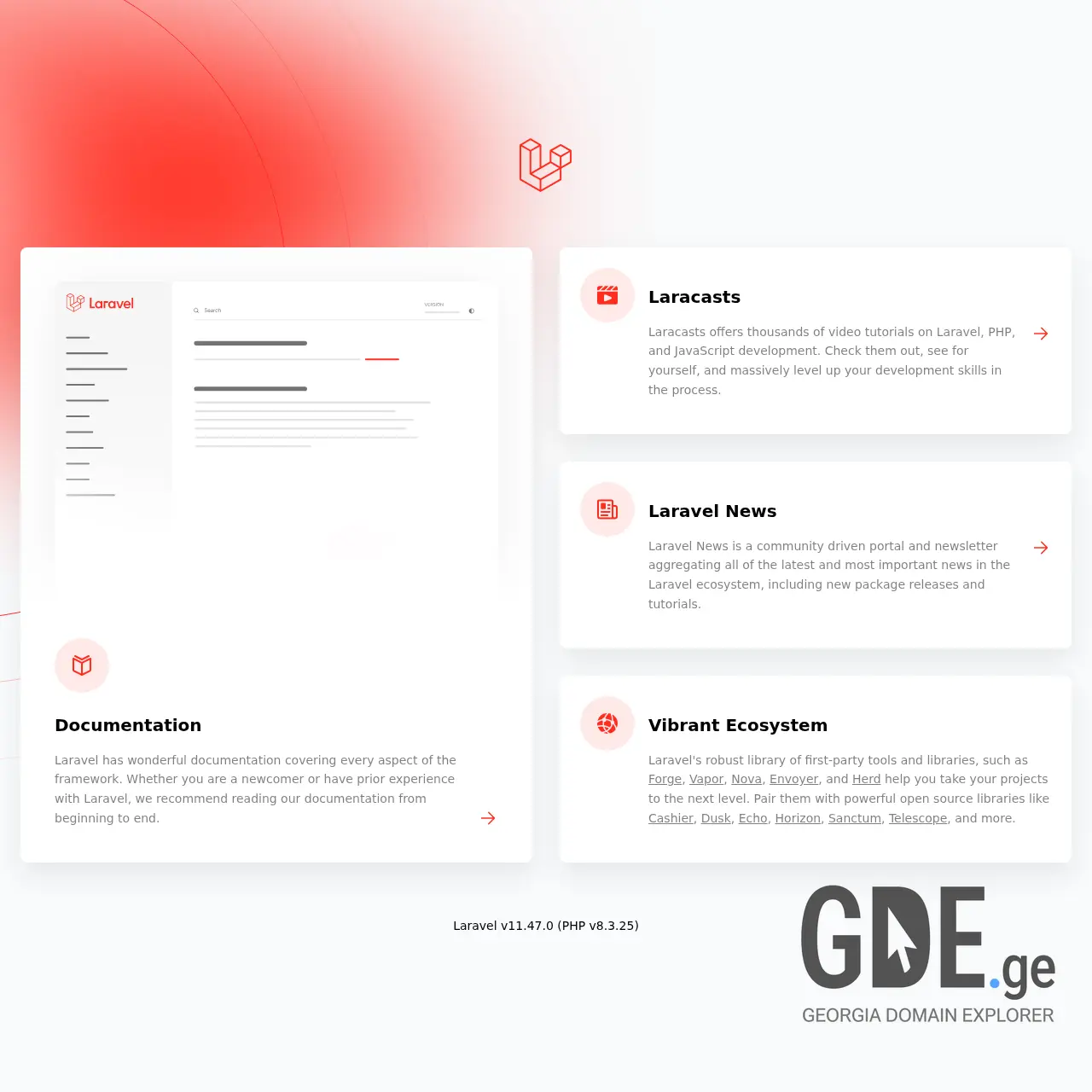 Screenshot of the site orison.ge at 2025-12-27