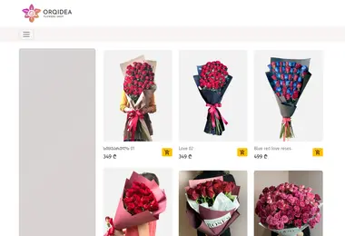 Screenshot of orqidea.ge