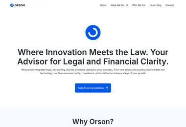 Screenshot of orson.ge