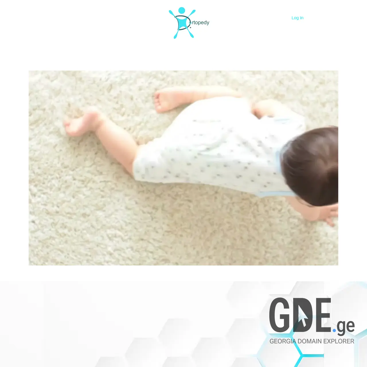 Screenshot of the site ortopedy.ge at 2025-12-12