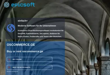 Screenshot of oscommerce.ge