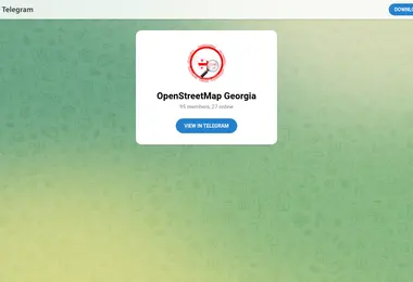 Screenshot of osm.ge