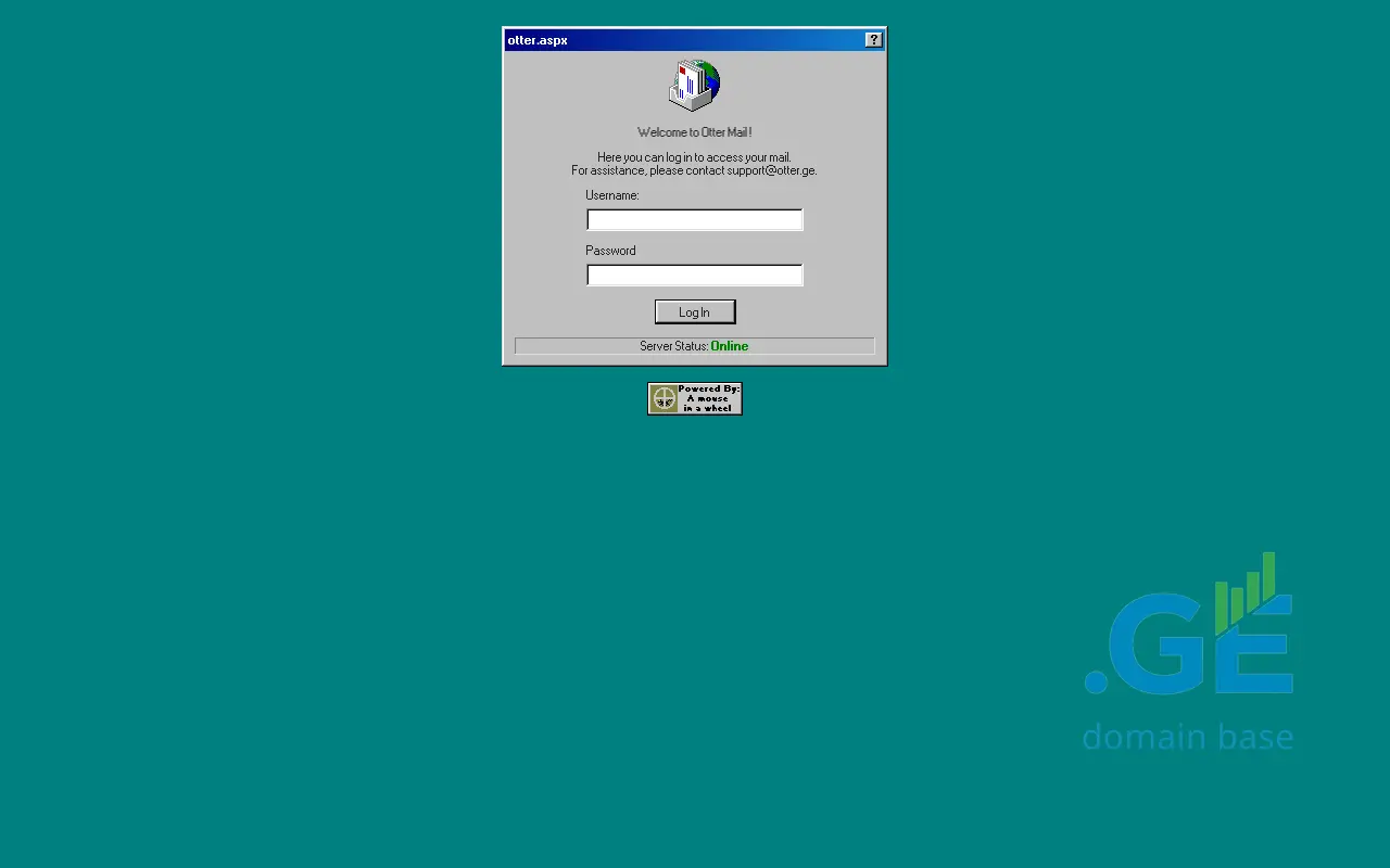 Screenshot of the site otter.ge