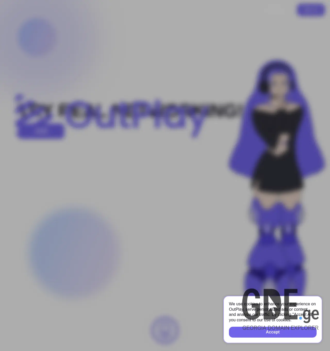 Screenshot of the site outplay.ge at 2025-12-02