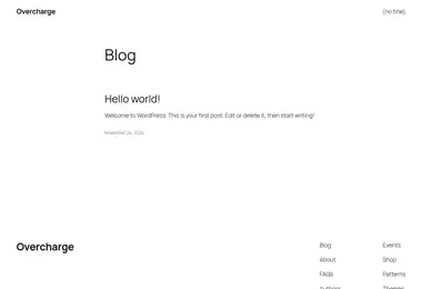 Screenshot of overchar.ge