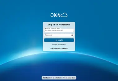 Screenshot of owncloud.ge